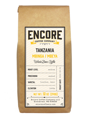 Bag of Tanzania Coffee