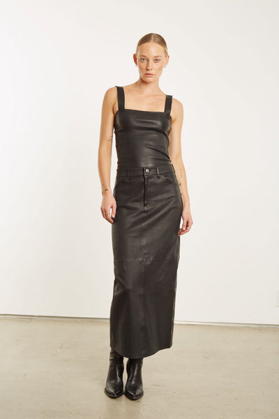 Designer Leather Skirts For Women