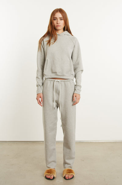 TM Logo Flare Sweatpants Beige (Women) - LUMI3RE