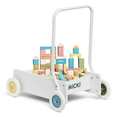 Micki Pastel Walker with Blocks