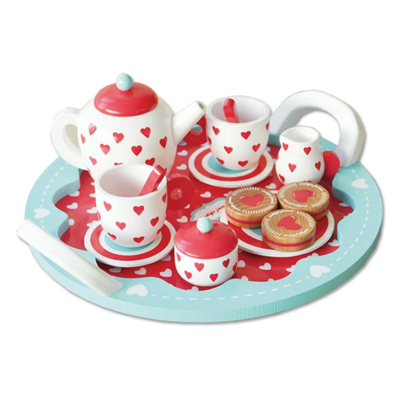 wooden tea set for toddlers