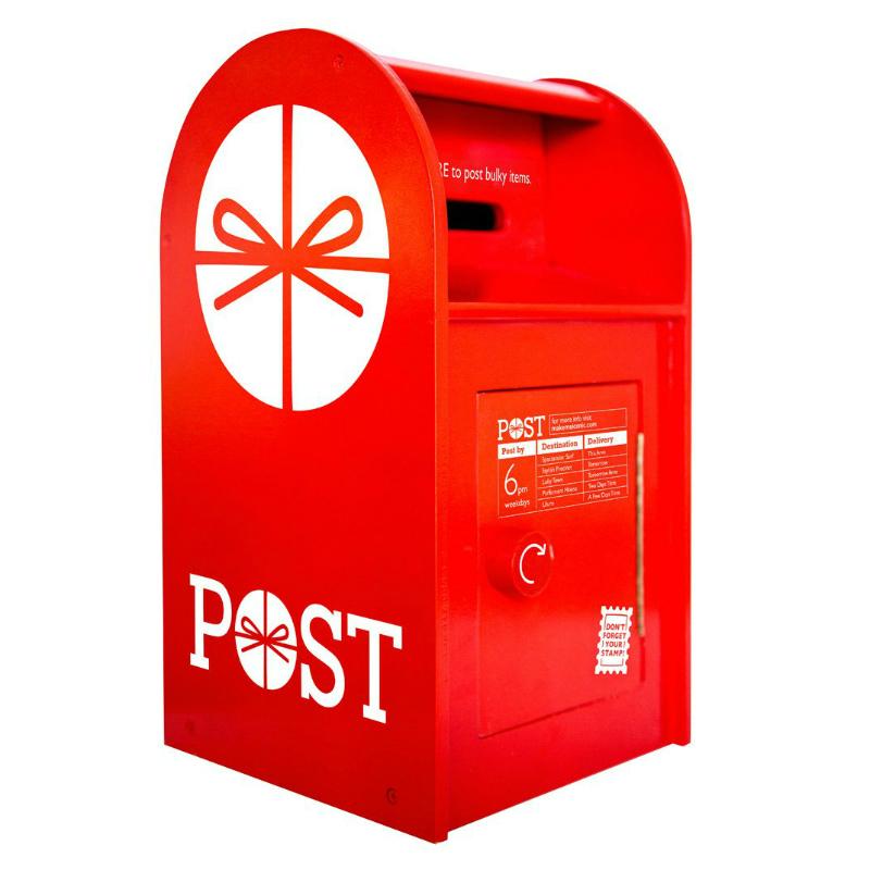 toy post box with letters