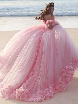 evening gown pink