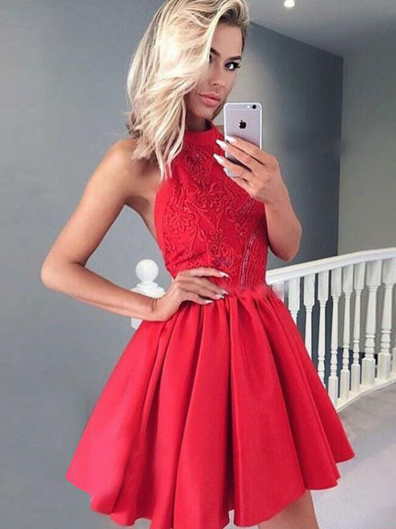 Red Mini Homecoming Dresses Discount ...