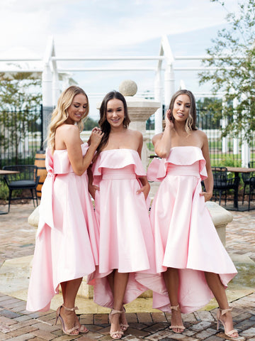 affordable gold bridesmaid dresses