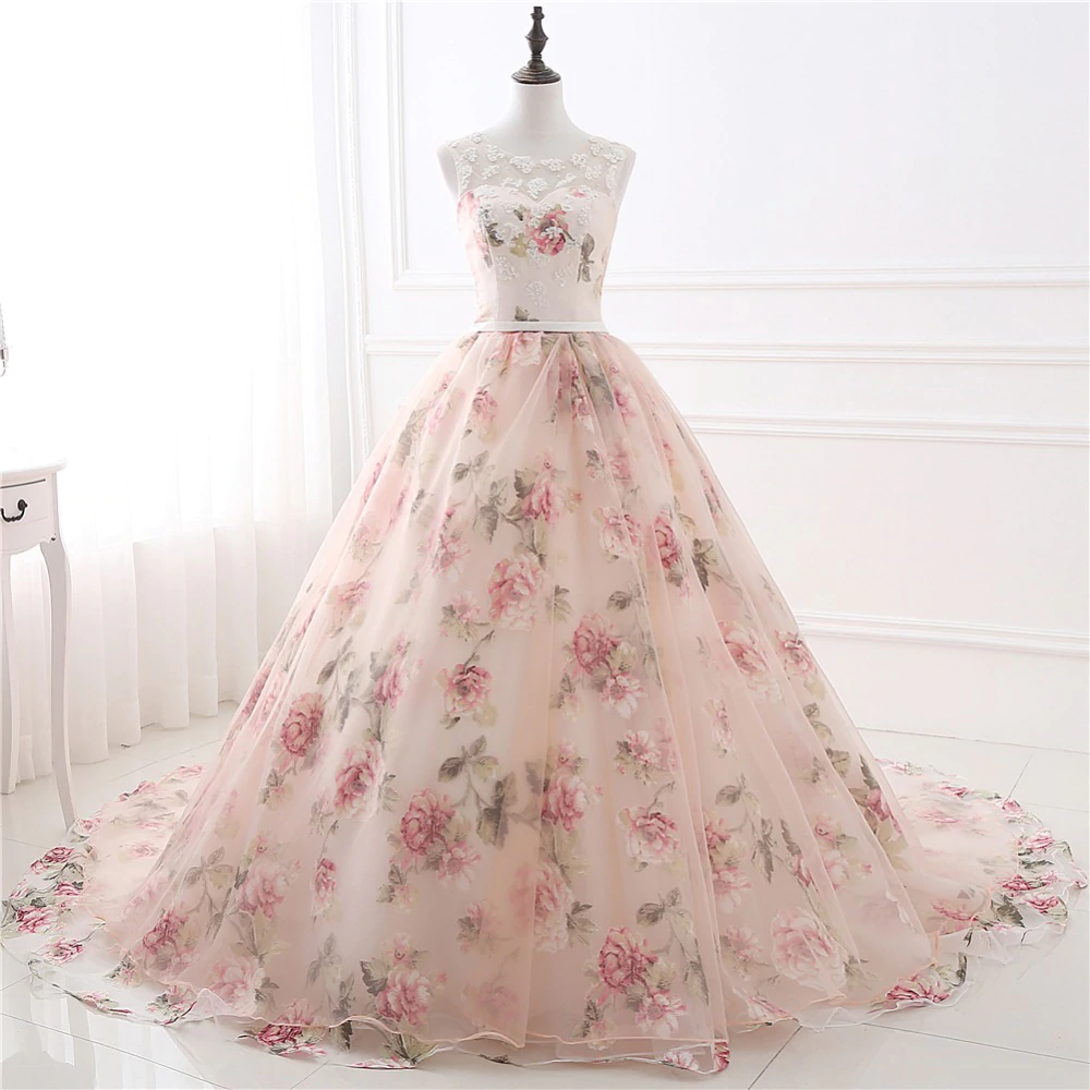 Chic Ball Gowns Prom Dresses Long Pearl 