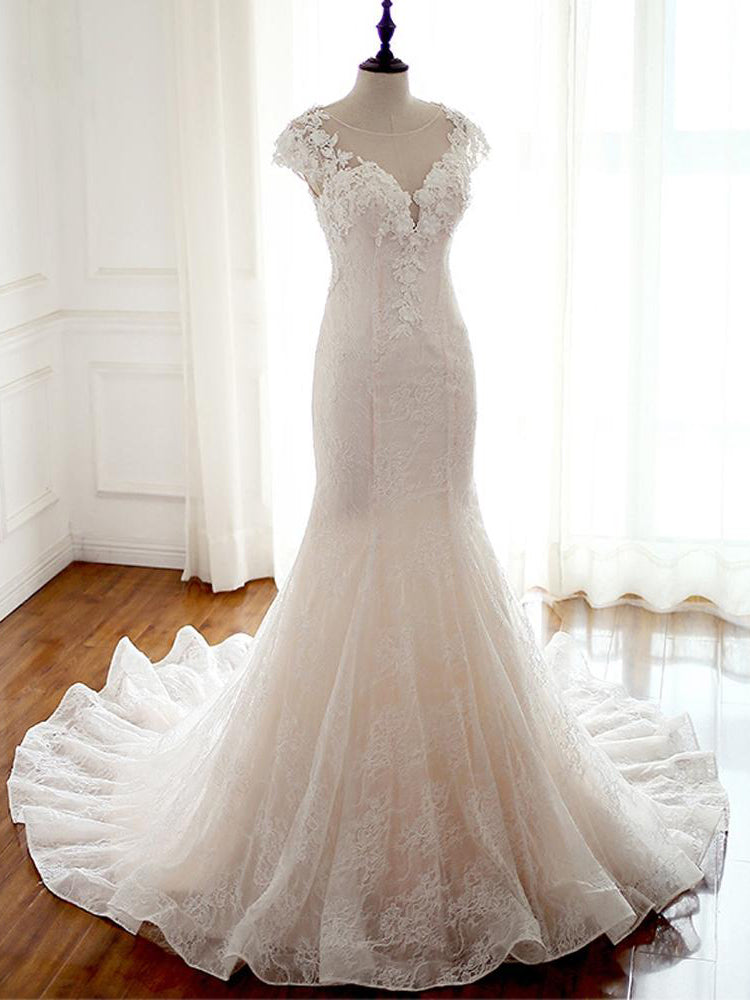 Cheap Mermaid Wedding Dress