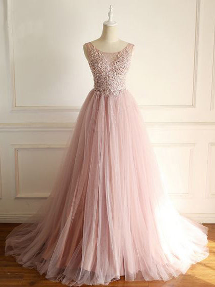 blush prom dresses for cheap