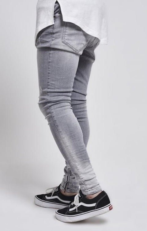 sik silk grey jeans