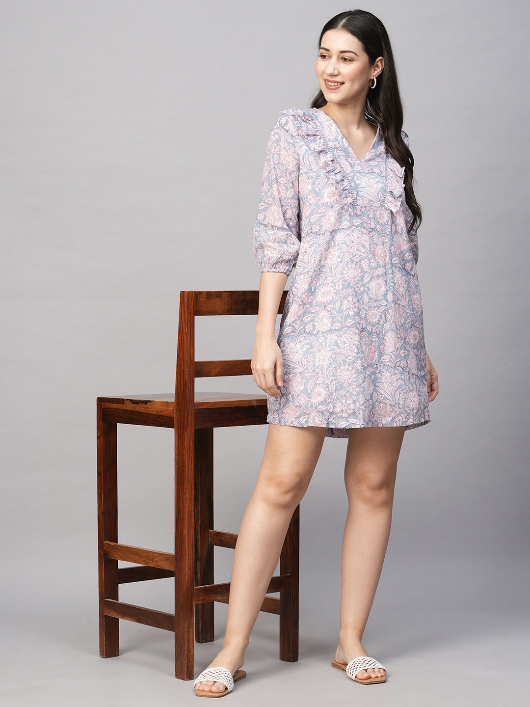 Buy Women's Cotton Casual Wear Regular Fit Dress