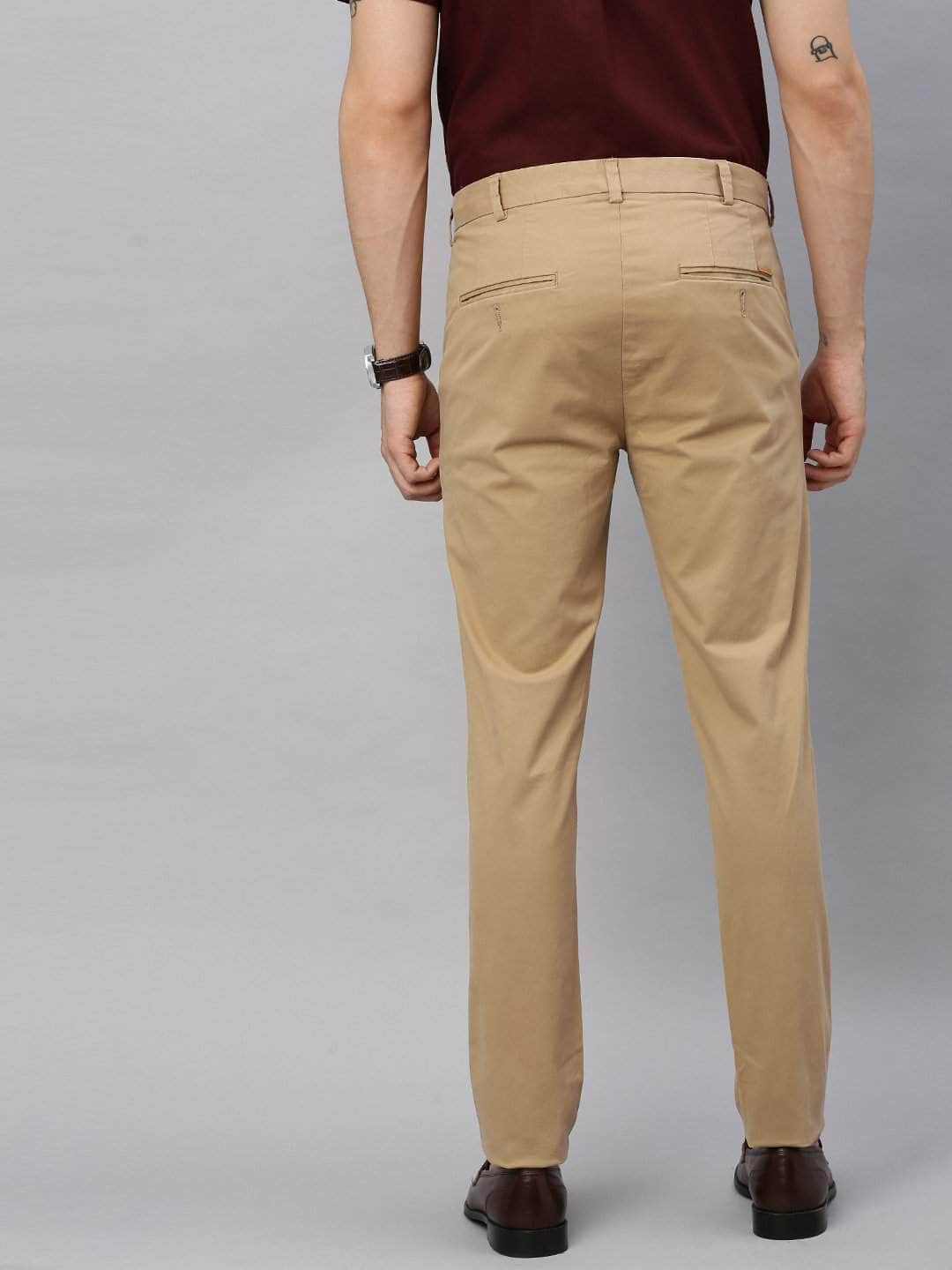 Khaki Cotton Pants | Casual Slim Cotton Pants – Cottonworld