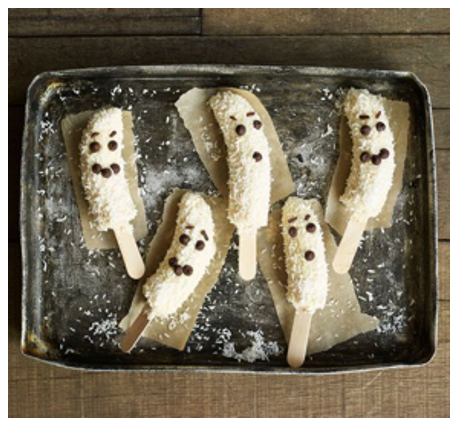 frozen banana ghosts