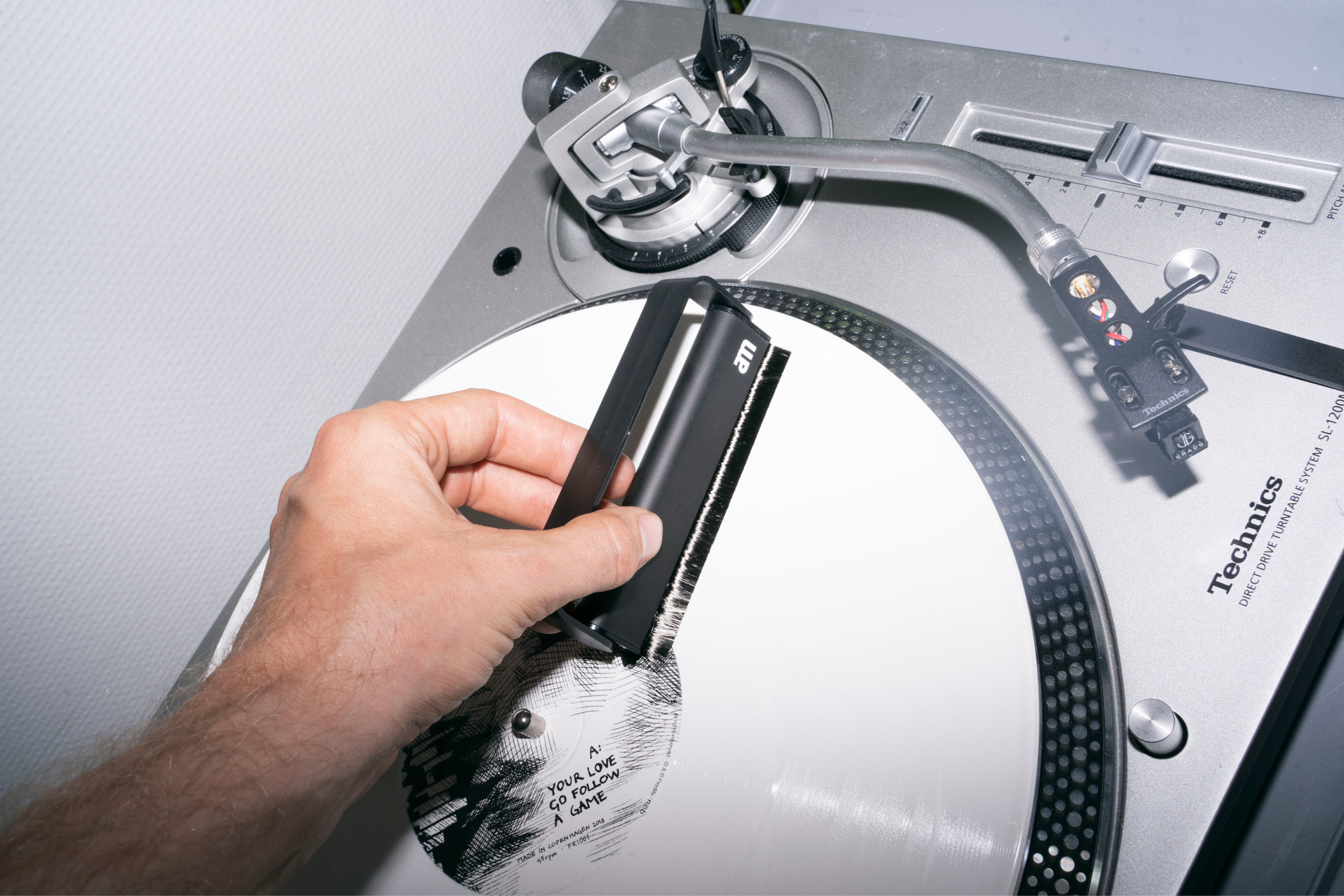 Turntable Lab: Triple Operation Vinyl Record Cleaning Brush —