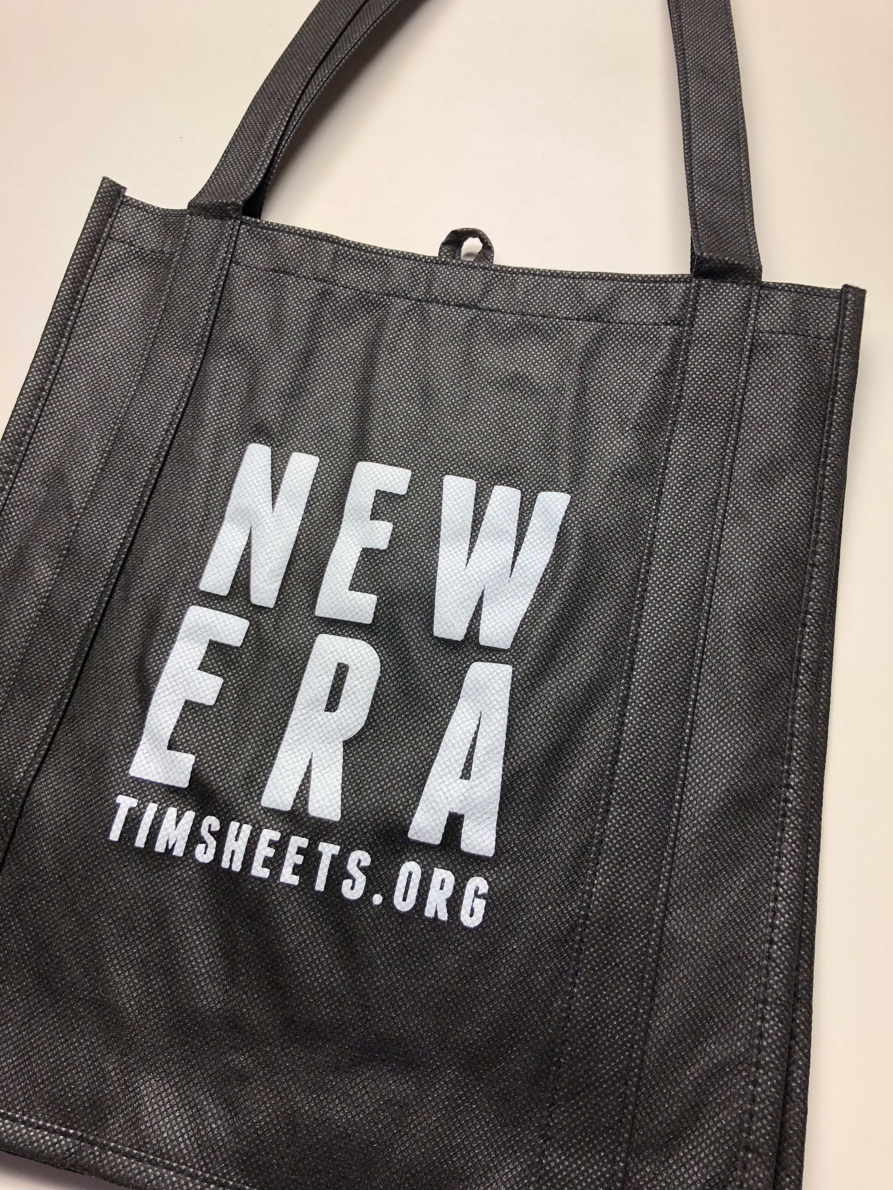 new era tote bag in black