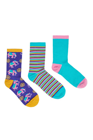 Elephant Stripe Sock Set