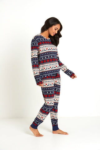 Fairisle Long PJ Set