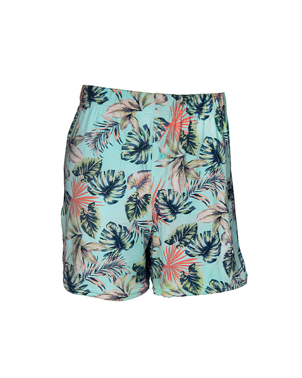 Blue Palm Pj Shorts