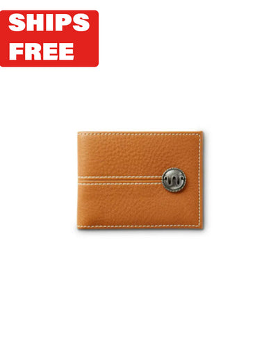 Bifold Leather Wallet for Men Rio Latigo Brown