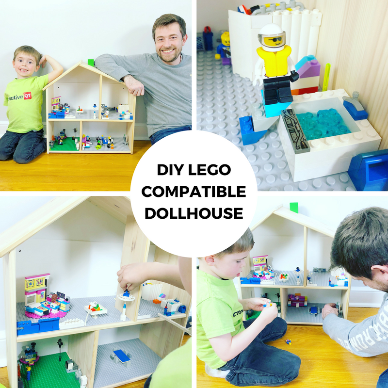 Diy Lego Compatible Dollhouse Creative Qt