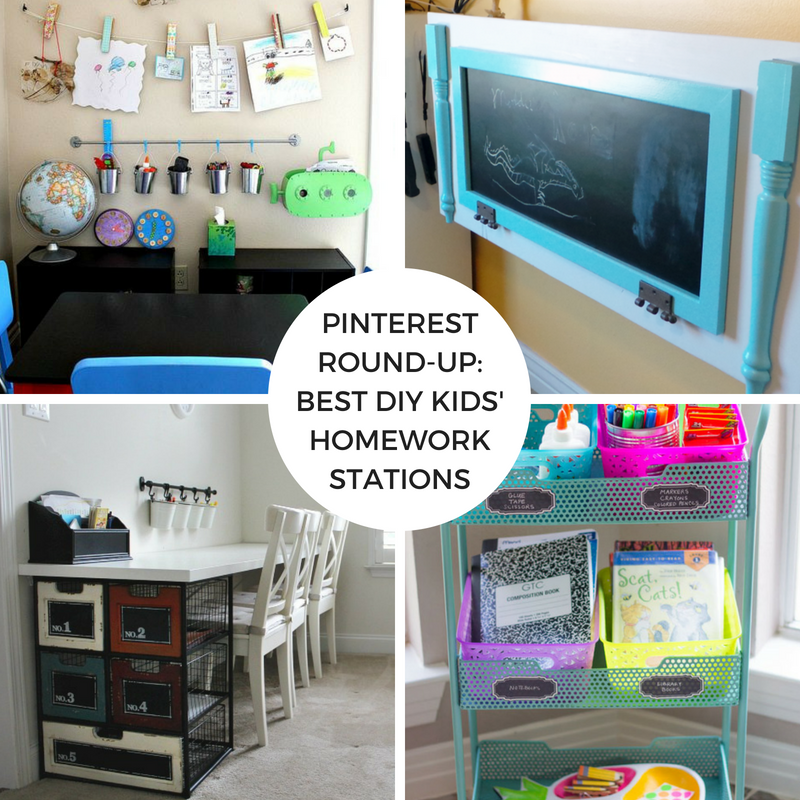 Pinterest Round Up Best Diy Kids Homework Stations Creative Qt