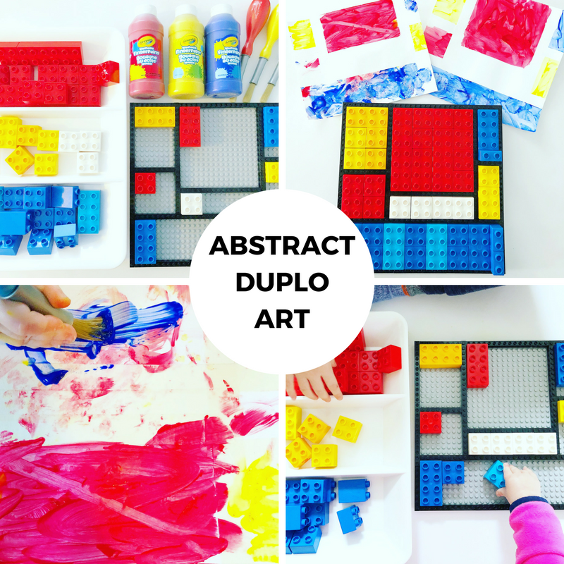 Family STEAM Challenge: Abstract DUPLO Art – Creative QT