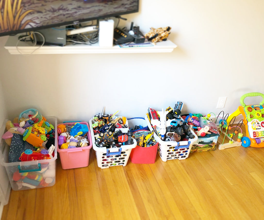 ways to store toys in the living room