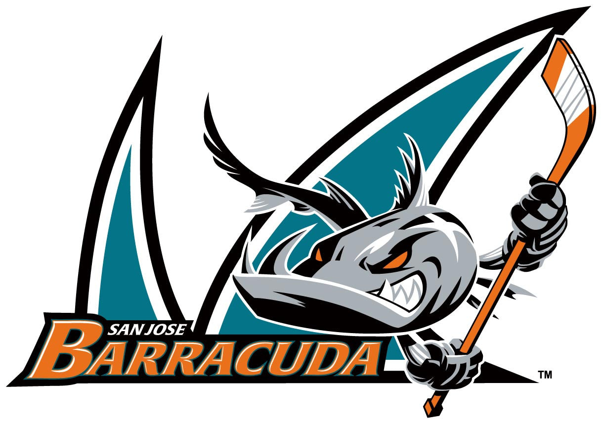 Medium San Jose Barracuda Hockey Jersey Orange Franklin Group San Jose –  Rare_Wear_Attire