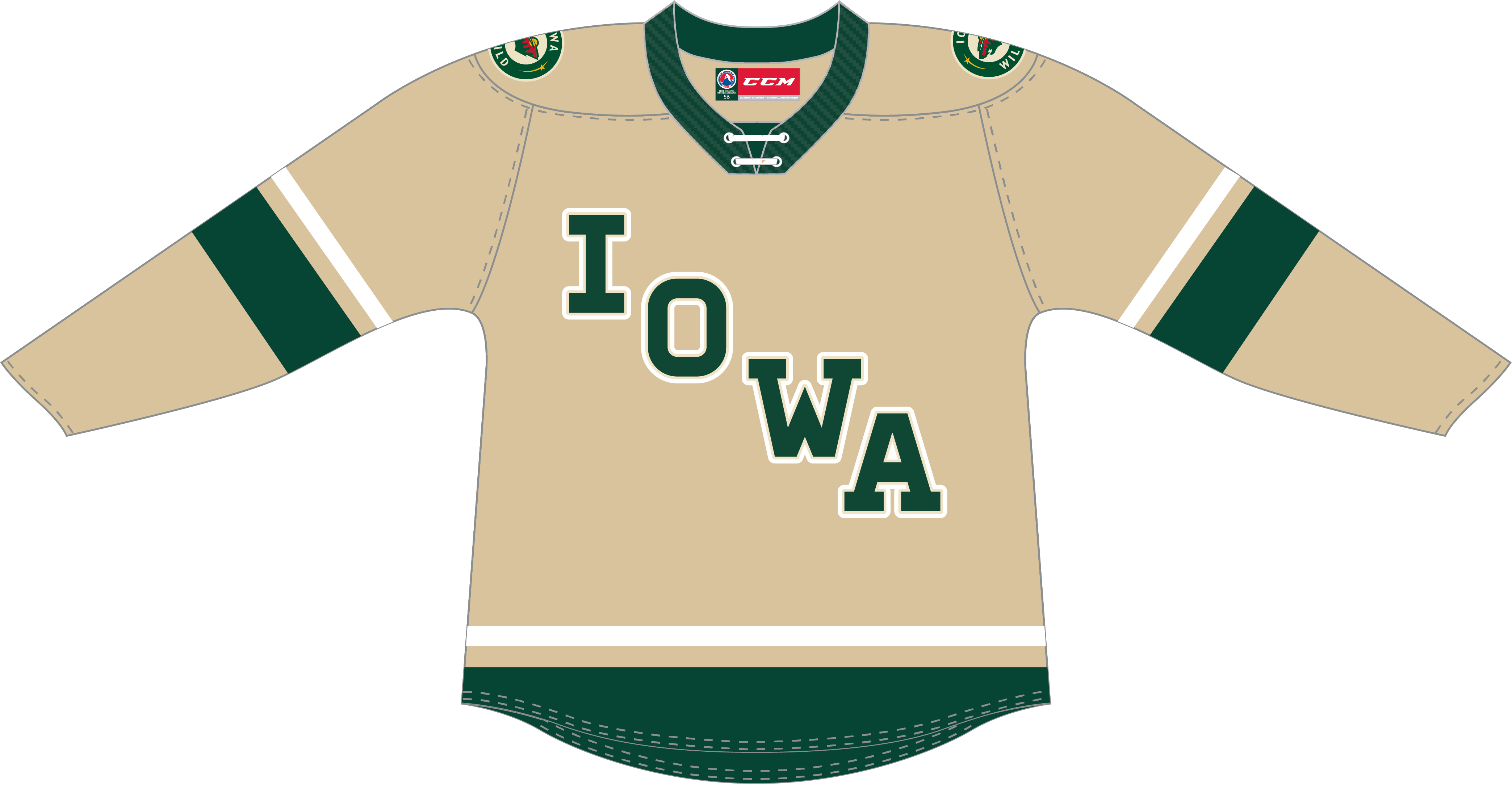 iowa wild jersey