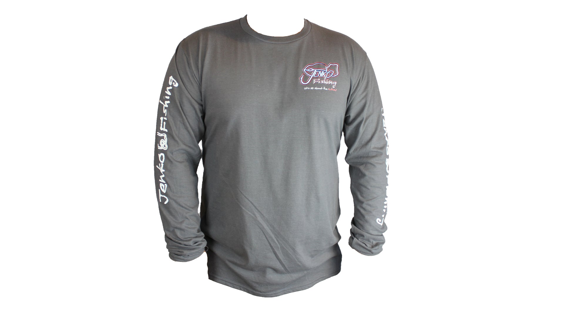 Jenko Long Sleeve Charcoal Gray 50/50 T-Shirt – Jenko Fishing