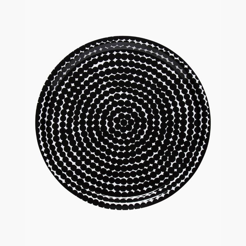 Fokus Tray 46cm in black, white - Bolt of Cloth