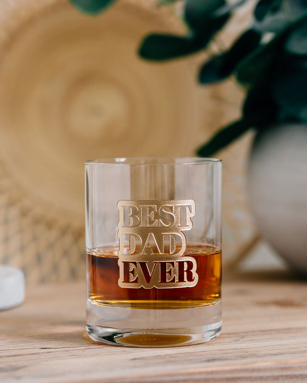 Whiskey Glasses Personalized with Last Name - Design: FM7