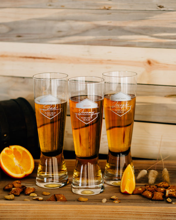 Personalized 4 Piece Lenox Tuscany Craft Beer Glass Set Custom Engraved Beer  Glasses, Monogram Beer Glass Package, Set of 4 Beer Gift Set 