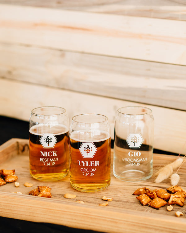 Personalized 4 Piece Lenox Tuscany Craft Beer Glass Set Custom Engraved Beer  Glasses, Monogram Beer Glass Package, Set of 4 Beer Gift Set 