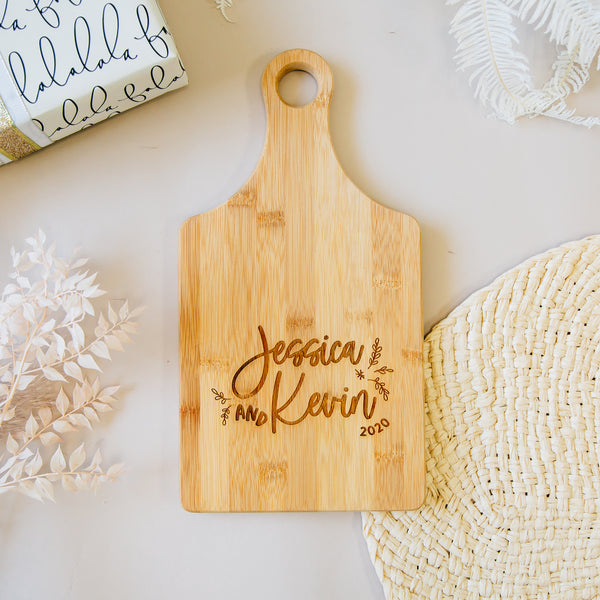 Happiness is Homemade Engraved Rectangle Bamboo Cutting Board – Happily  Ever Etched