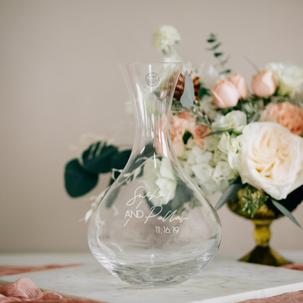 Lenox Tuscany Personalized Crystal Stemless Wine Glass, Pair – Happily Ever  Etched