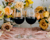 Custom Engraved Wedding Wine Glass Pair