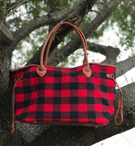 buffalo plaid purses