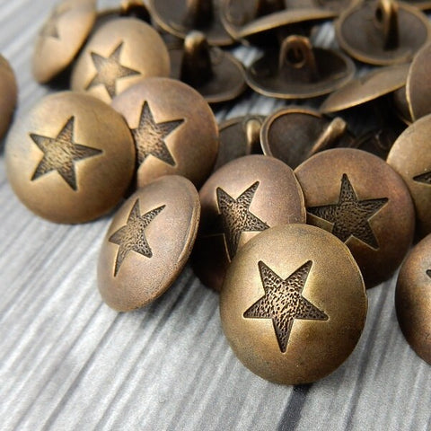 large star buttons