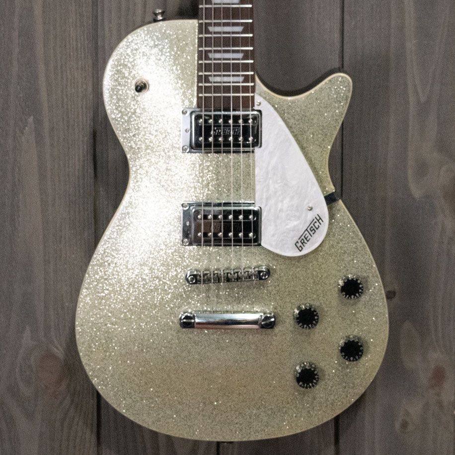 gretsch synchromatic silver sparkle jet