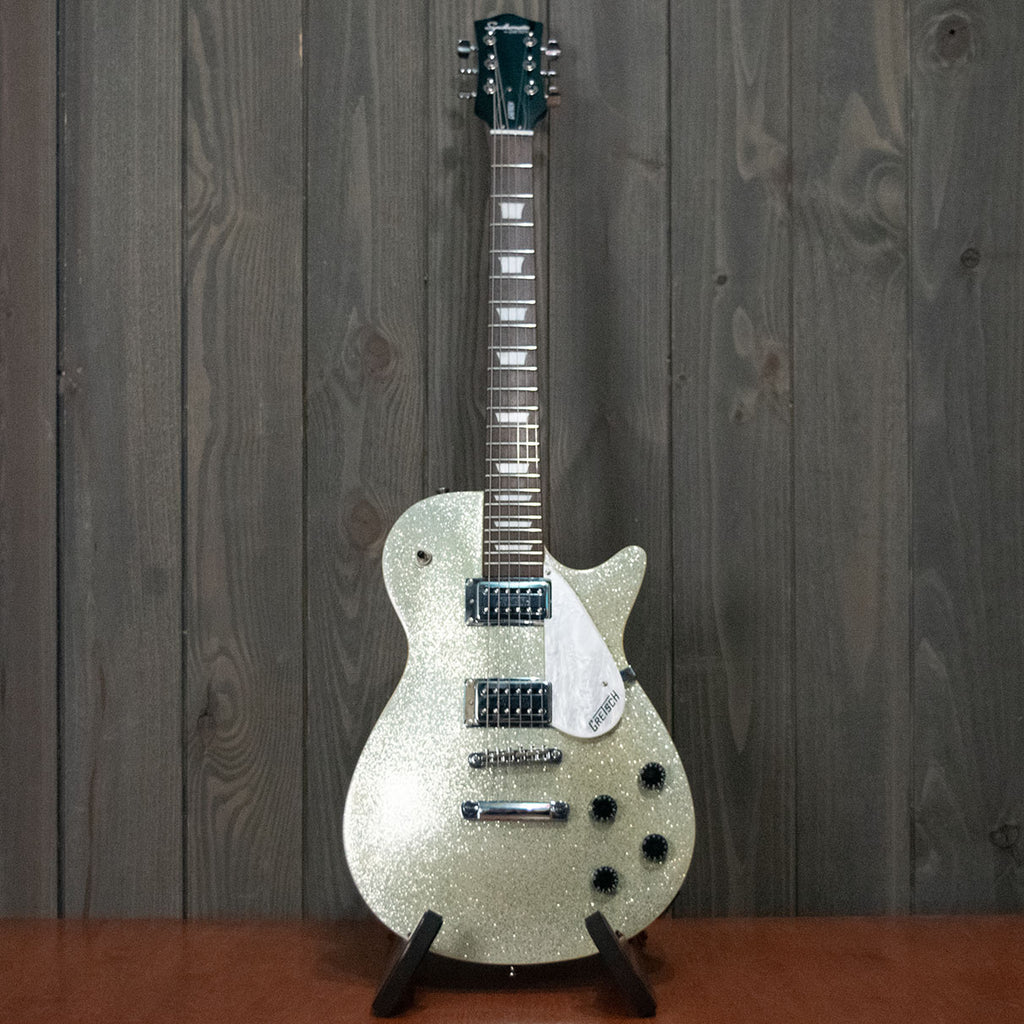 gretsch synchromatic silver sparkle jet