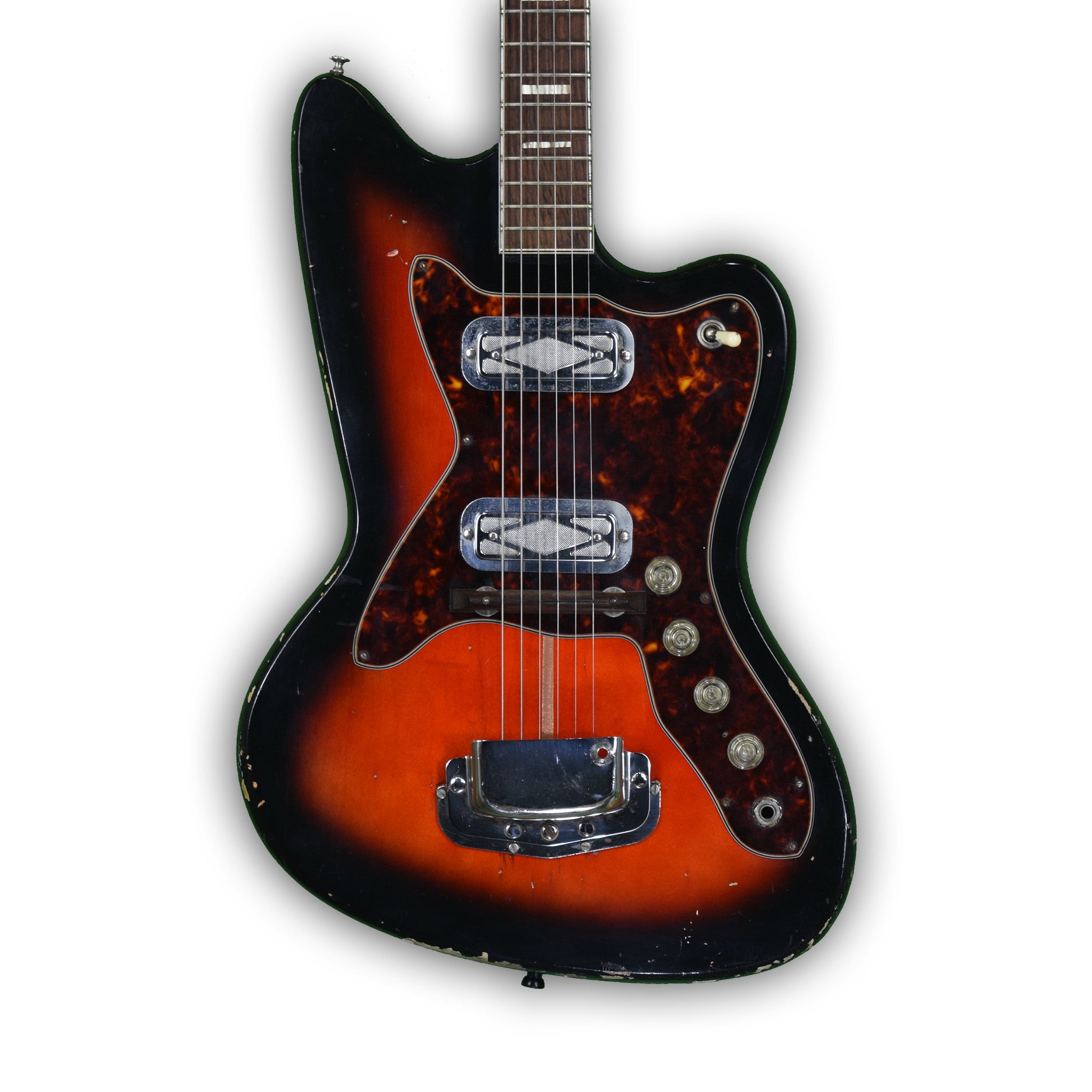 Silvertone Model 1478 Silhouette w/Gigbag (Vintage - 1965) – Centaur Guitar