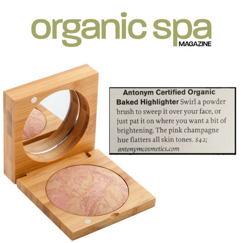 organic spa magazine, endless summer highlighter, antonym cosmetics, natural makeup, organic makeup, highlighter