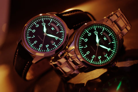 pilot watch lume