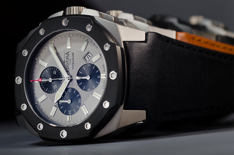 Davosa titanium Chronograph racing swiss made automatic watch