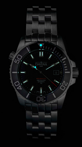 blue tritium watch