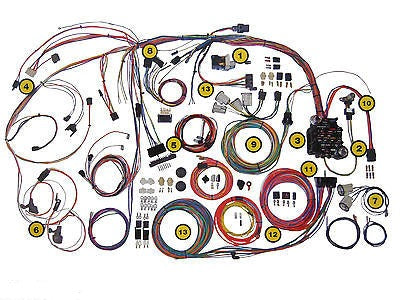 1955 1956 CHEVY WIRE HARNESS KIT COMPLETE AMERICAN ... chevy truck wiring harness quick links american autowire 