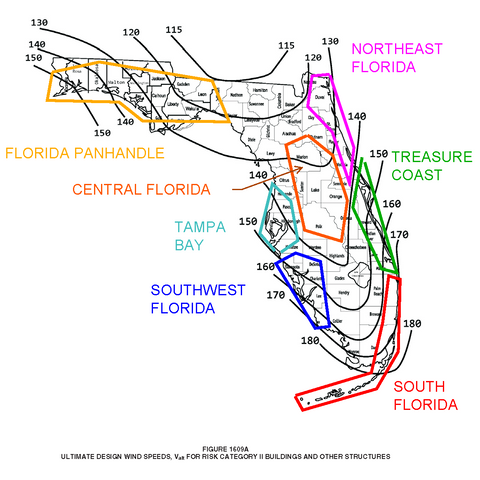 Miami Dade Wind Load Chart