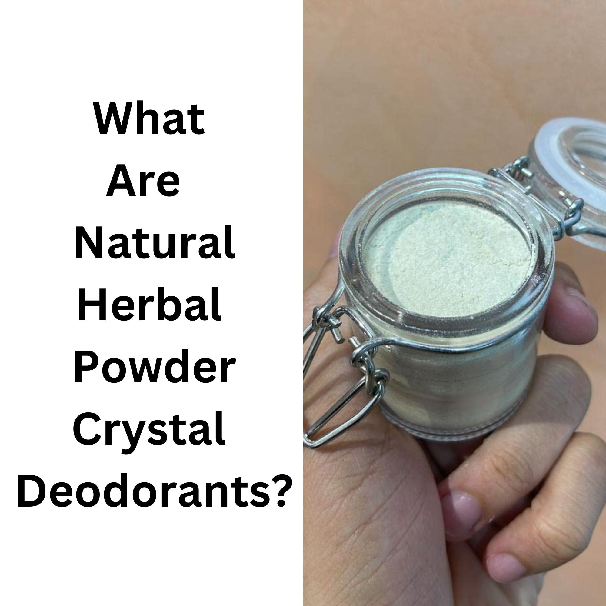 crystal powder deodorants