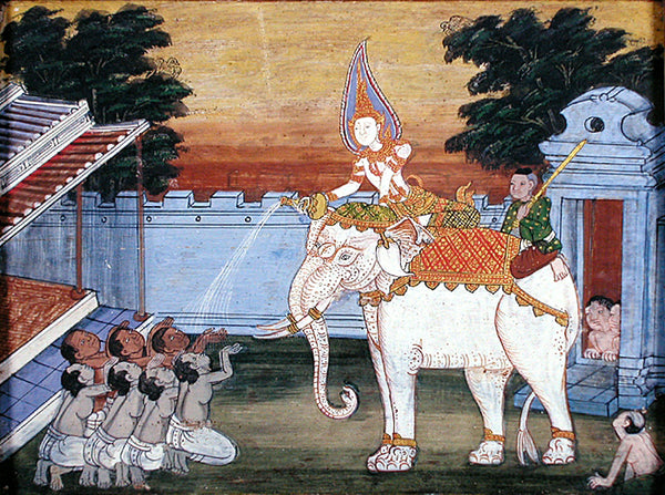 royal thai wedding elephant