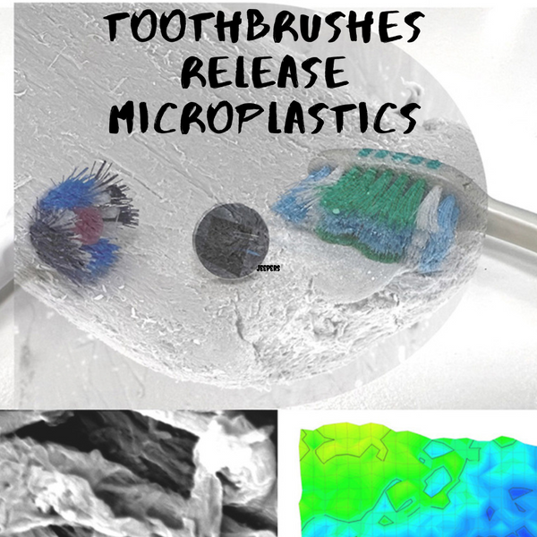 Toothbrushes release microplastics
